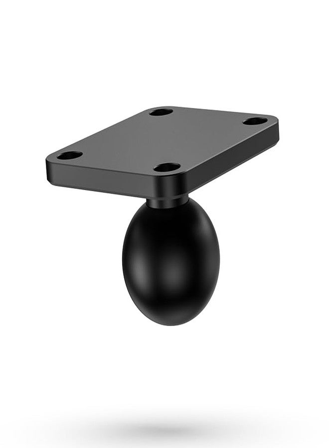 سيليت قاعدة كروية من سيليت مقاس 25 مم / 1 بوصة لأذرع التثبيت ذات المقبس الكروي المزدوج القياسية في الصناعة، (تركيب بأربعة براغي) - Image 2